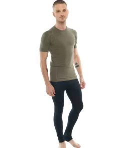 4-rth MEN Designer Raglan Crew-Neck Tee (Olive Green)