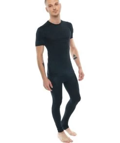 4-rth Designer Raglan Crew-Neck Tee (Carbon Black)