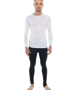 4-rth Designer Raglan Crew-Neck Tee - Long Sleeve (Arctic White)