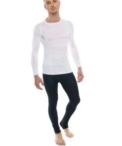 4-rth Designer Raglan Crew-Neck Tee - Long Sleeve (Arctic White)