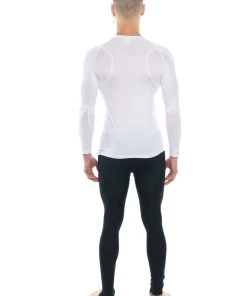 4-rth Designer Raglan Crew-Neck Tee - Long Sleeve (Arctic White)