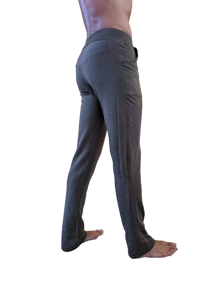 4-rth MEN **Winter Collection** Mid-Weight Performance-Fleece Track & Lounge Sweat Pant (Army Green)