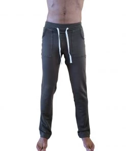 4-rth MEN **Winter Collection** Mid-Weight Performance-Fleece Track & Lounge Sweat Pant (Army Green)