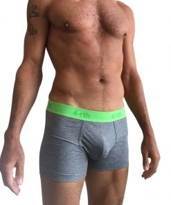 4-rth Zen Boxer Brief (Steel Heather Grey) MEN