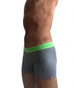 4-rth Zen Boxer Brief (Steel Heather Grey) MEN