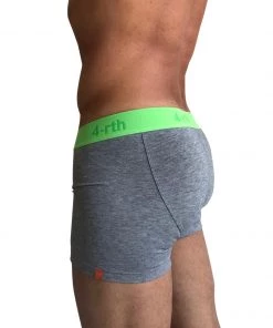 4-rth Zen Boxer Brief (Steel Heather Grey) MEN