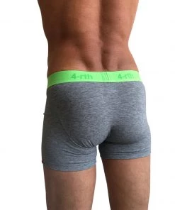 4-rth Zen Boxer Brief (Steel Heather Grey) MEN