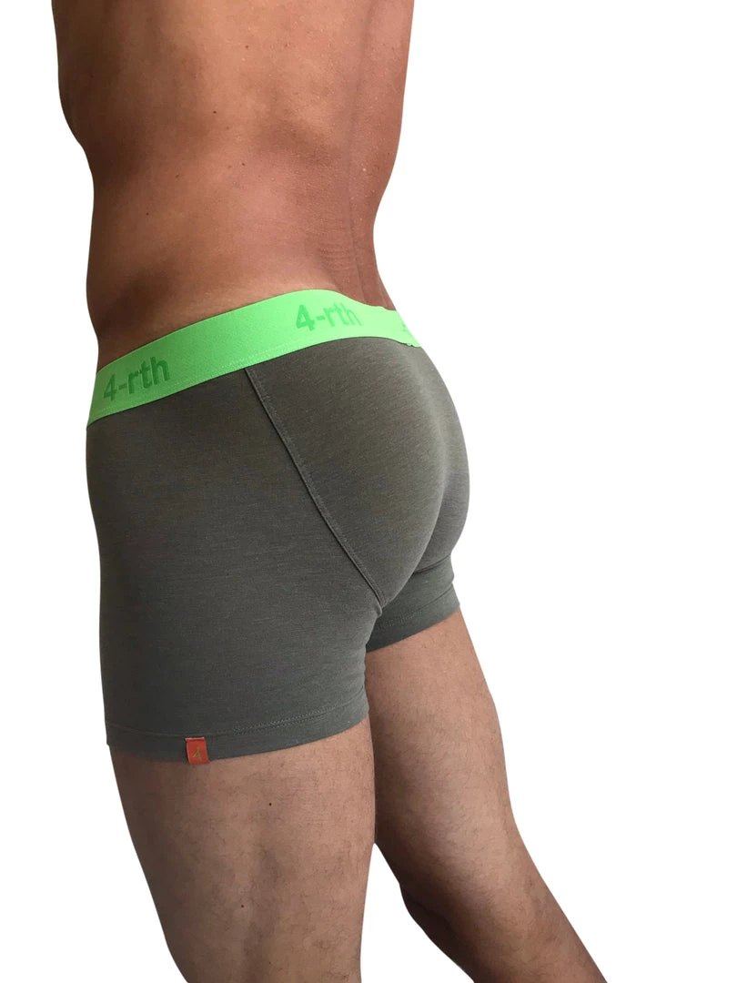 4-rth MEN Zen Boxer Brief (Rainforest Army Green)