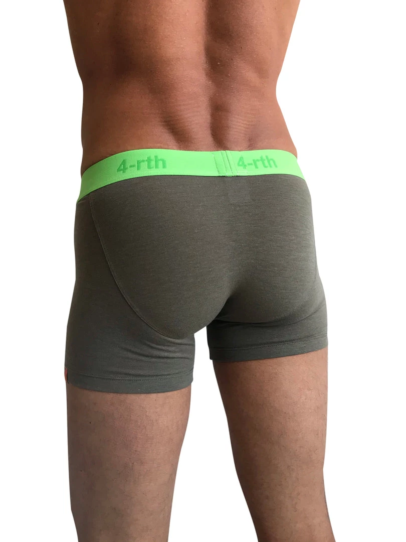 4-rth MEN Zen Boxer Brief (Rainforest Army Green)