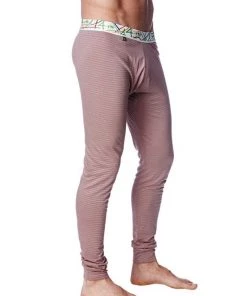 4-rth Crosstrain Thermal Yoga Pant (Red & Grey Stripe) MEN