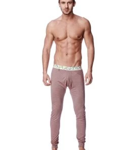 4-rth Crosstrain Thermal Yoga Pant (Red & Grey Stripe) MEN