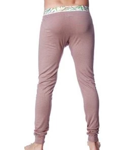 4-rth Crosstrain Thermal Yoga Pant (Red & Grey Stripe) MEN