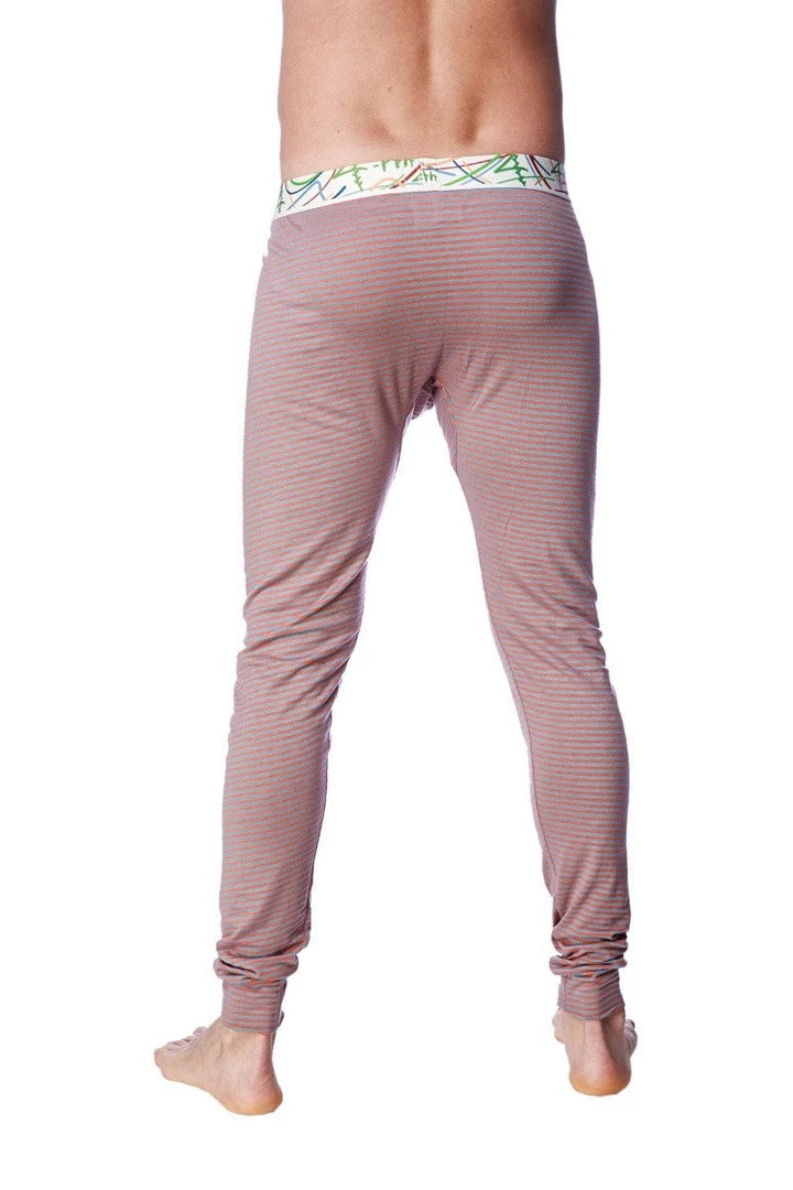 4-rth Crosstrain Thermal Yoga Pant (Red & Grey Stripe) MEN