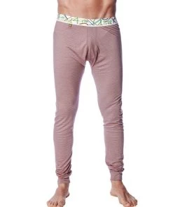 4-rth Crosstrain Thermal Yoga Pant (Red & Grey Stripe) MEN