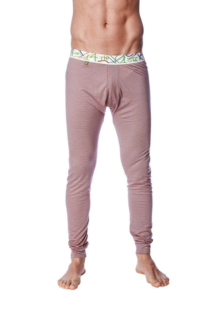 4-rth Crosstrain Thermal Yoga Pant (Red & Grey Stripe) MEN