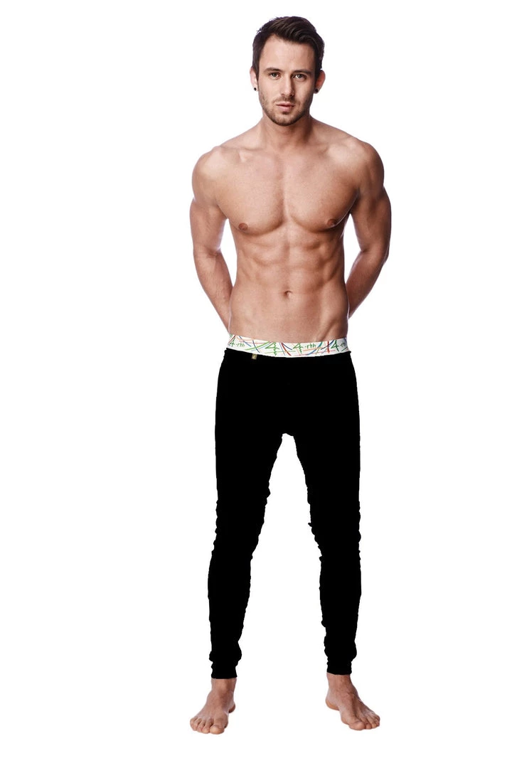 4-rth Crosstrain Thermal Yoga Pant (Solid Black) MEN