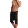 4-rth Cuffed Yoga Pants (Black W/Cinnabar) MEN