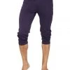 4-rth MEN Cuffed Yoga Pants (Eggplant)