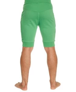 4-rth Cuffed Yoga Short (Bamboo Green)
