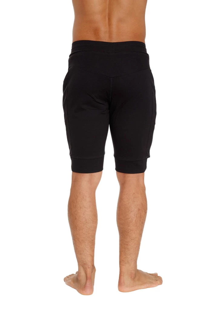 4-rth Cuffed Yoga Short (Black) MEN