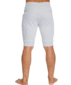 4-rth Cuffed Yoga Short (Heather Grey)