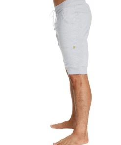 4-rth Cuffed Yoga Short (Heather Grey)
