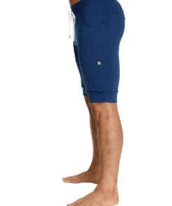 4-rth Cuffed Yoga Short (Royal Blue) MEN