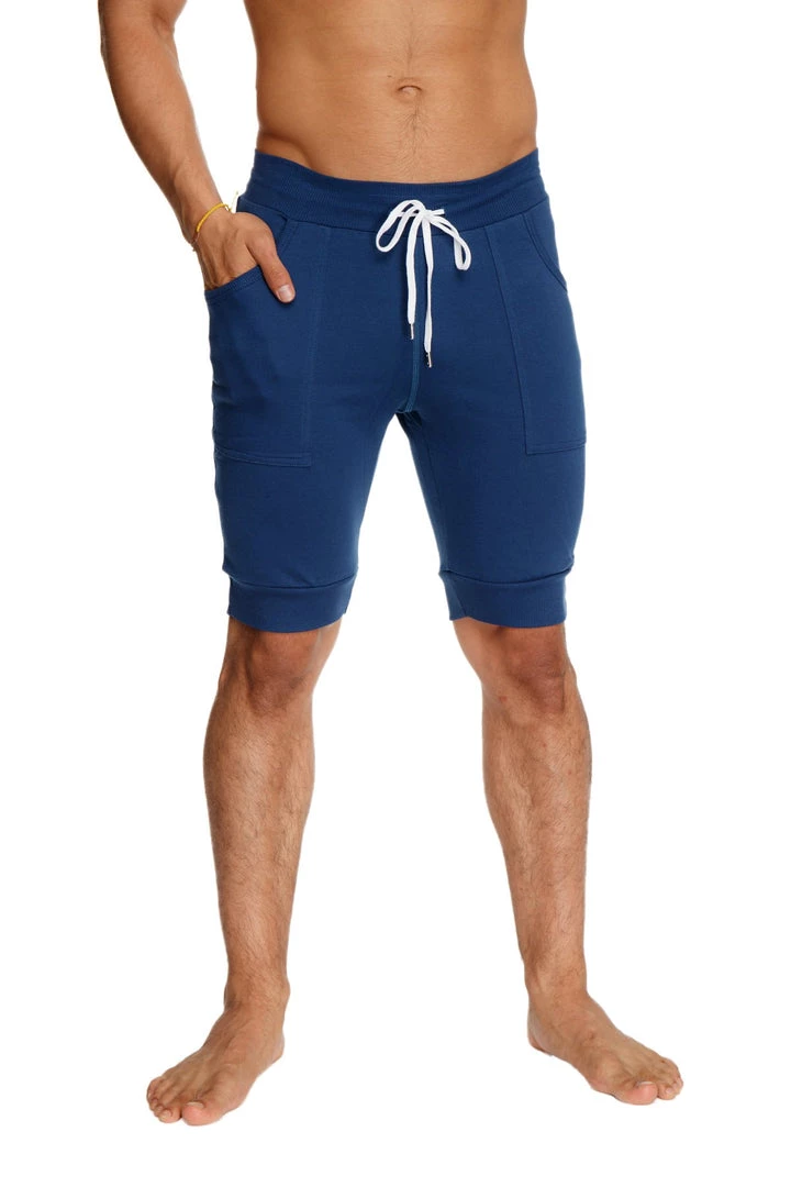 4-rth Cuffed Yoga Short (Royal Blue) MEN