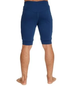 4-rth Cuffed Yoga Short (Royal Blue) MEN