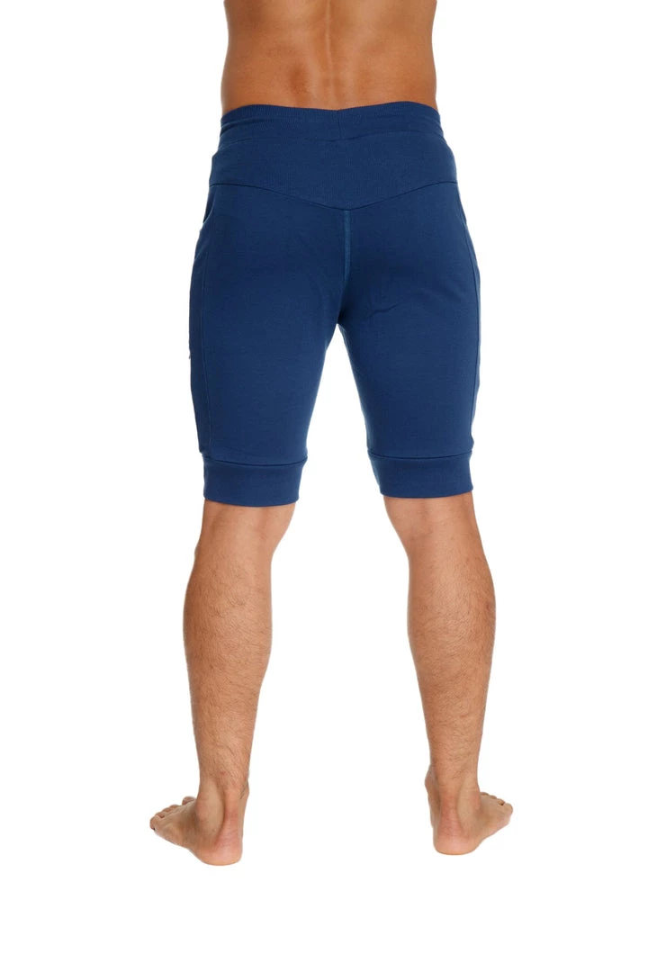 4-rth Cuffed Yoga Short (Royal Blue) MEN