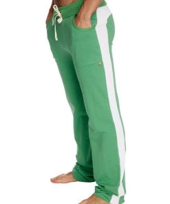 4-rth MEN Eco-Track & Yoga Sweat Pant (Bamboo Green W/White)