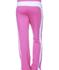 4-rth Eco-Track & Yoga Sweat Pant (Berry W/White)
