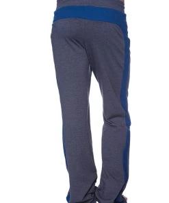 4-rth Eco-Track & Yoga Sweat Pant (Charcoal W/Royal Blue)
