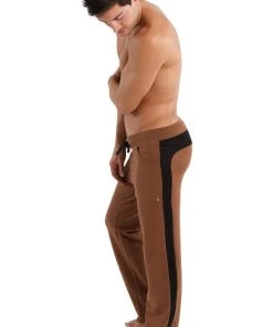 4-rth Eco-Track & Yoga Sweat Pant (Chocolate W/Black)