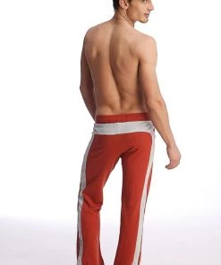 4-rth Eco-Track & Yoga Sweat Pant (Cinnabar Red W/Grey) MEN