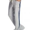 4-rth Eco-Track & Yoga Sweat Pant (Heather Grey W/Blue)