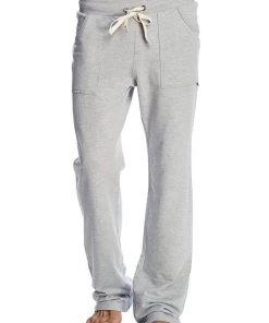 4-rth Eco-Track & Yoga Sweat Pant (Heather Grey W/Blue)