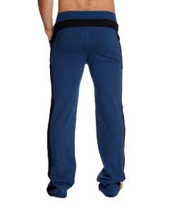 4-rth MEN Eco-Track & Yoga Sweat Pant (Royal Blue W/Black)