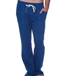 4-rth Eco-Track & Yoga Sweat Pant (Royal Blue W/Ice Blue) MEN