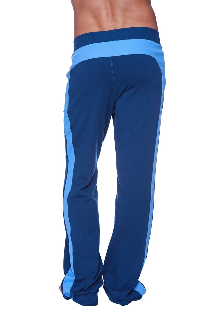 4-rth Eco-Track & Yoga Sweat Pant (Royal Blue W/Ice Blue) MEN