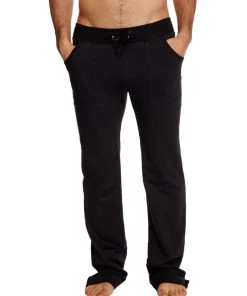 4-rth Eco-Track & Yoga Sweat Pant (Solid Black) MEN