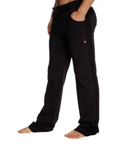4-rth Eco-Track & Yoga Sweat Pant (Solid Black) MEN