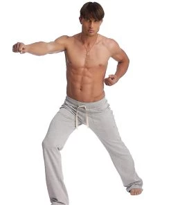 4-rth Eco-Track & Yoga Sweat Pant (Solid Heather Grey) MEN