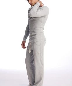 4-rth Eco-Track & Yoga Sweat Pant (Solid Heather Grey) MEN