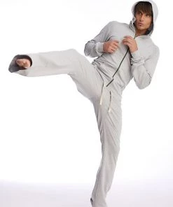 4-rth Eco-Track & Yoga Sweat Pant (Solid Heather Grey) MEN