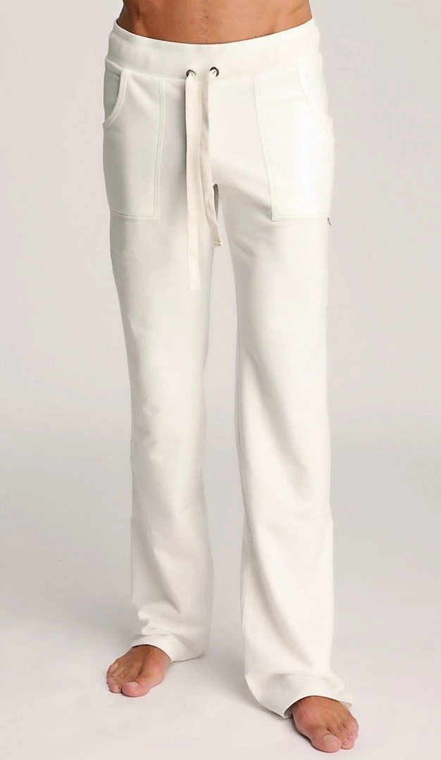 4-rth MEN Eco-Track & Yoga Sweat Pant (White)