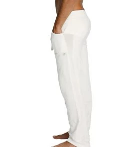 4-rth MEN Eco-Track & Yoga Sweat Pant (White)