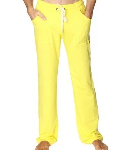 4-rth Eco-Track & Yoga Sweat Pant (Yellow W/White)