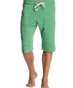 4-rth Eco-Track Short (Bamboo Green W White) MEN