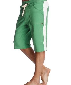 4-rth Eco-Track Short (Bamboo Green W White) MEN